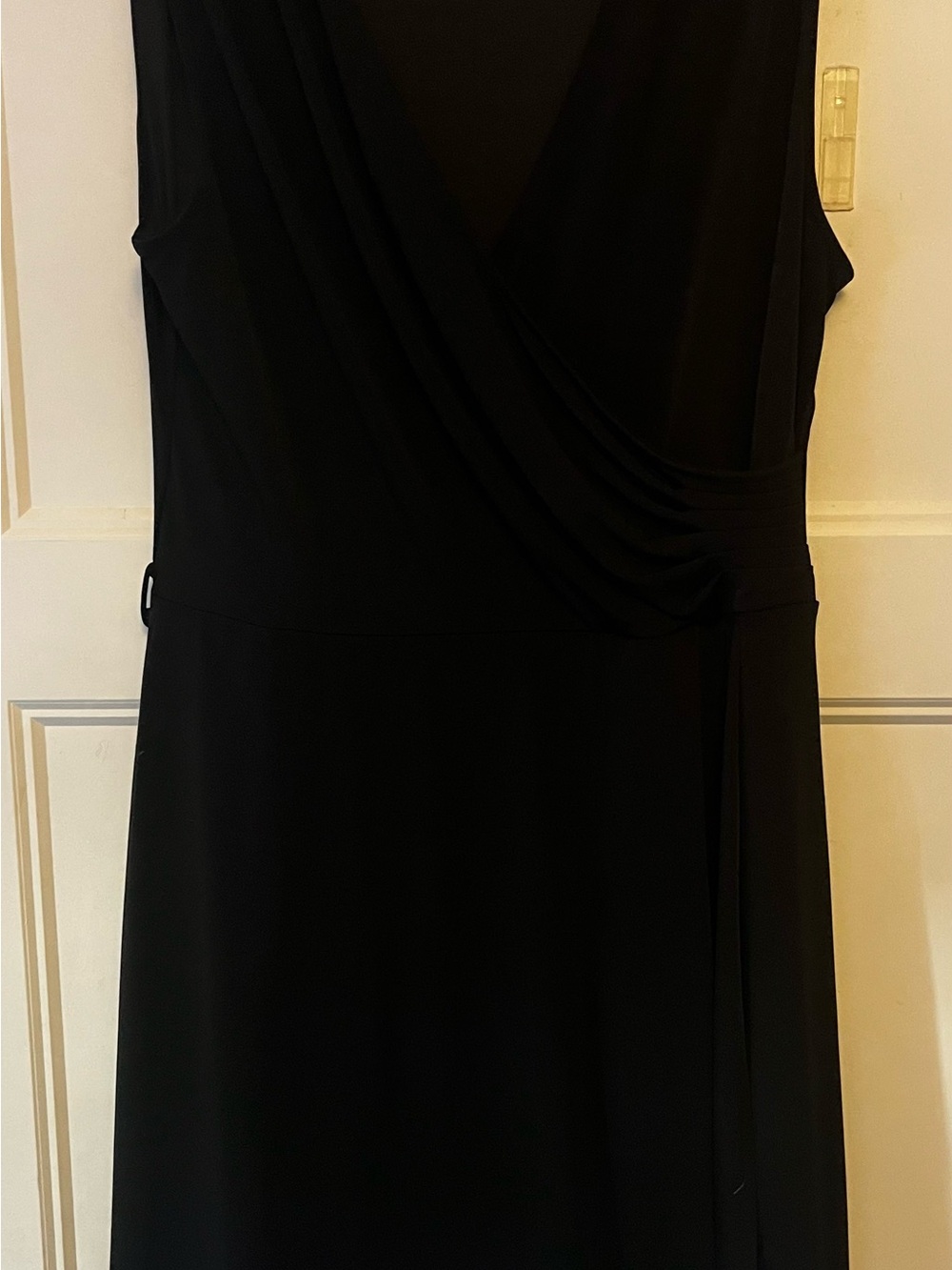 41 Hawthorn Black Dress with Clean Neckline